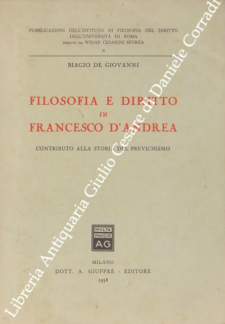 Filosofia e diritto in Francesco D'Andrea