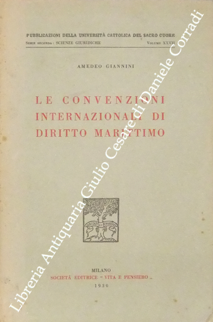 Le convenzioni internazionali di diritto marittimo