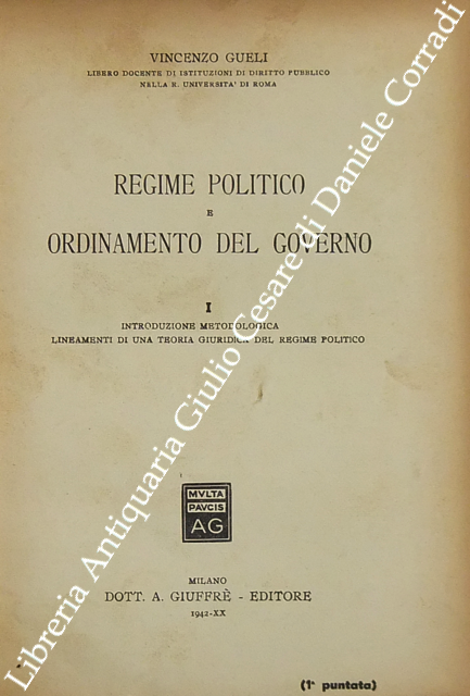 Regime politico e ordinamento del governo