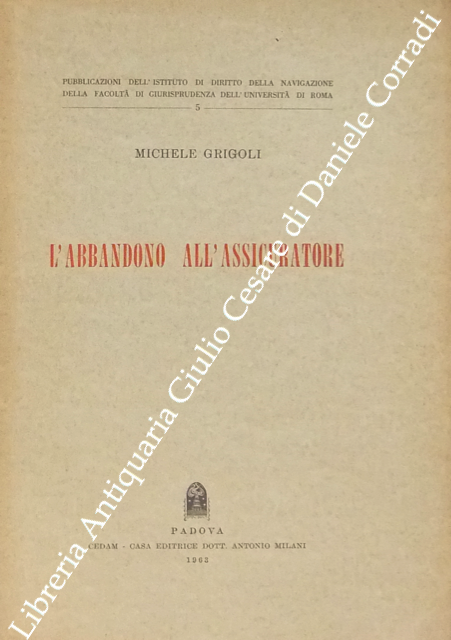 L'abbandono all'assicuratore