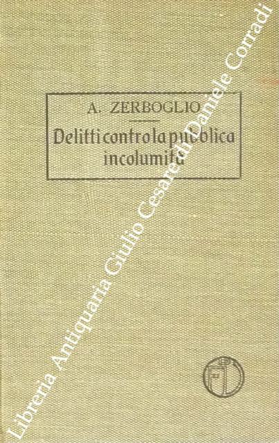 Delitti contro la pubblica incolumità