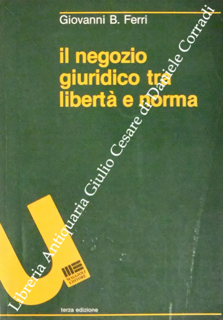 Il negozio giuridico tra libertà e norma