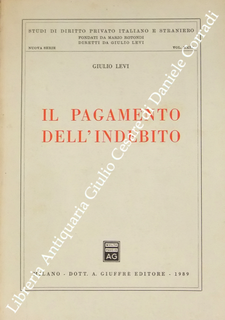 Il pagamento dell'indebito