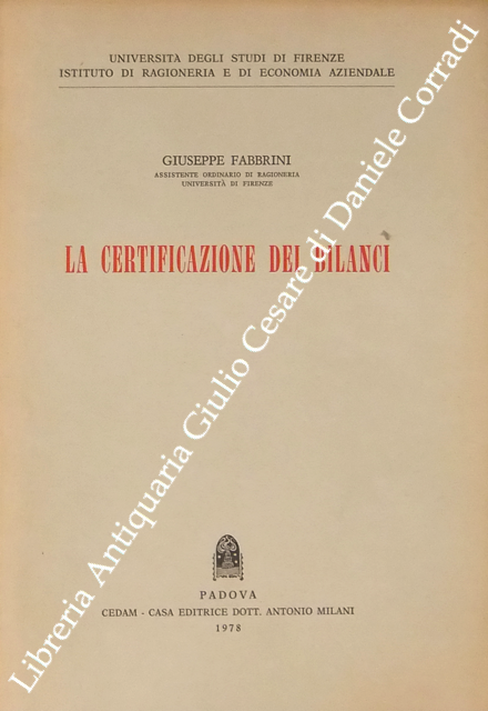 La certificazione dei bilanci