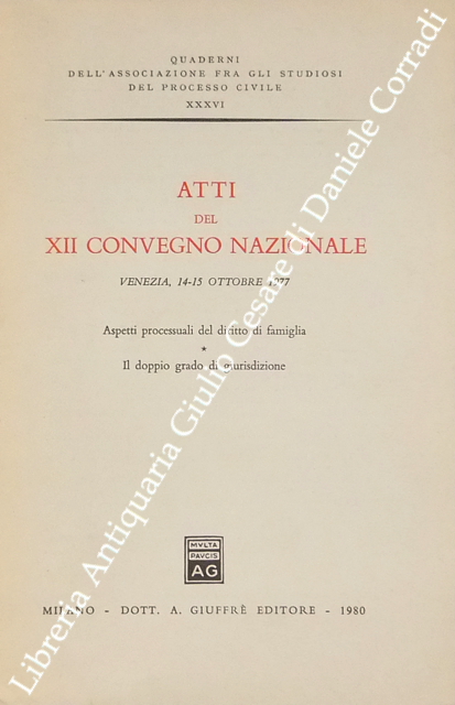 Atti del XII Convegno Nazionale