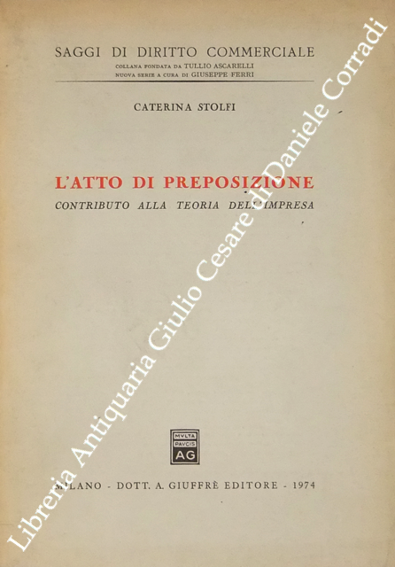 L'atto di preposizione