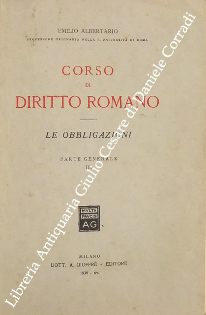 Corso di diritto romano