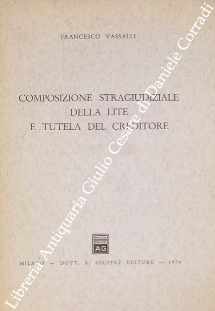 Composizione stragiudiziale della lite