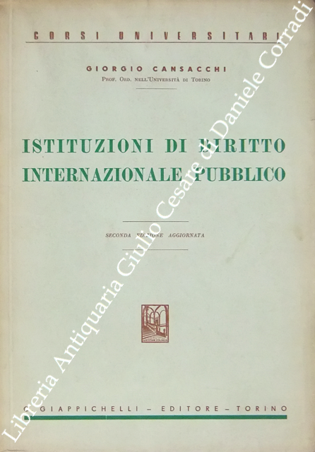 Istituzioni di diritto internazionale pubblico