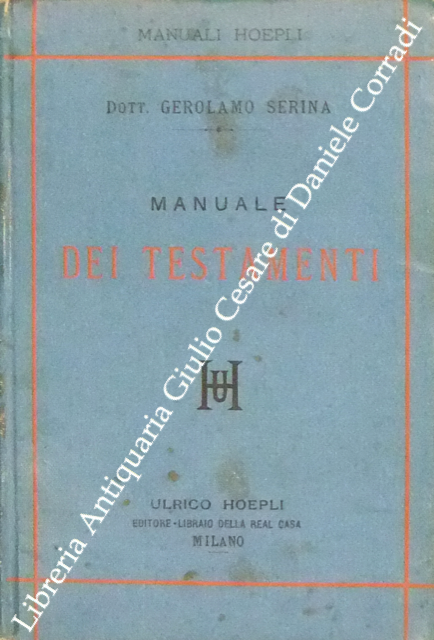 Manuale dei testamenti
