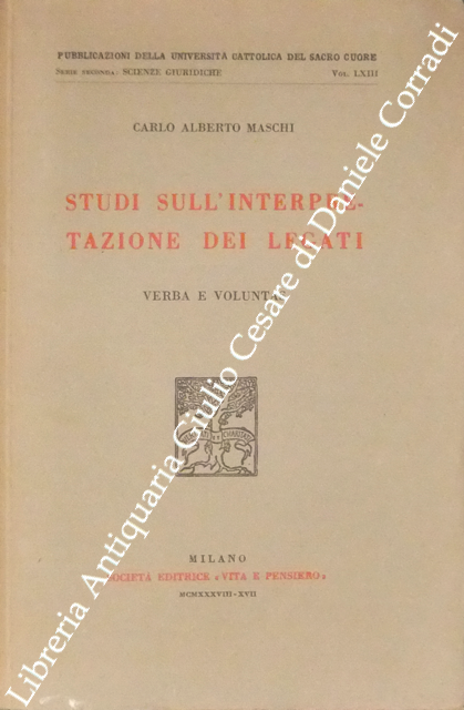 Studi sull'interpretazione dei legati