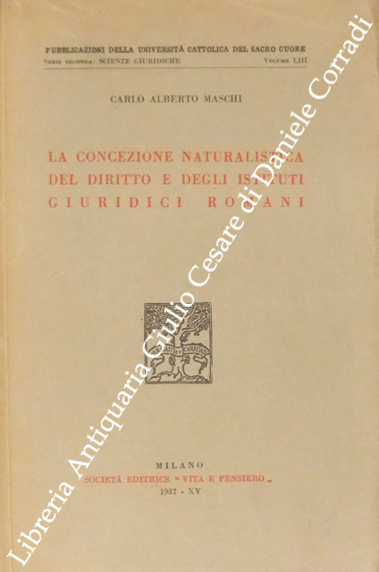 La concezione naturalistica del diritto