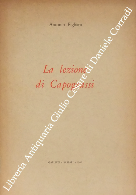 La lezione di Capograssi