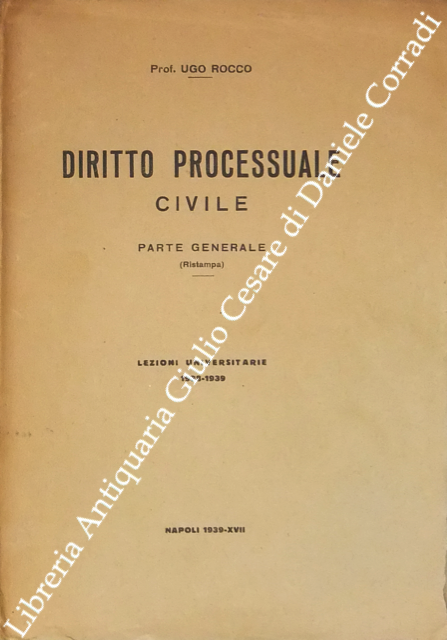 Diritto processuale civile. Parte generale