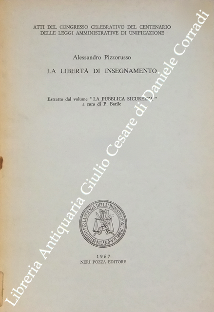 La libertà d'insegnamento