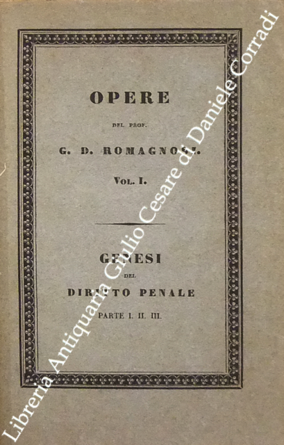 Genesi del diritto penale