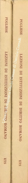 Lezioni di istituzioni di diritto romano