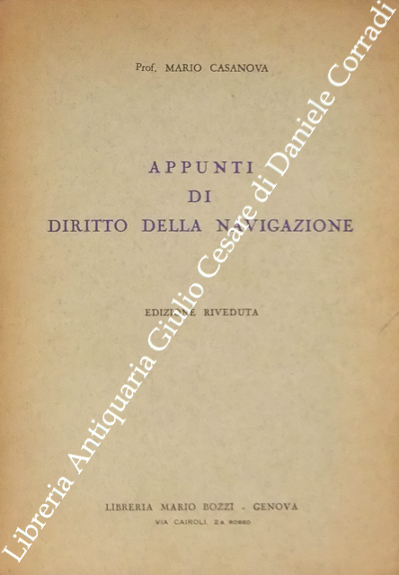 Appunti di diritto della navigazione