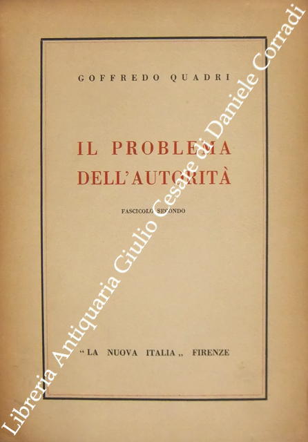 Il problema dell'autorità