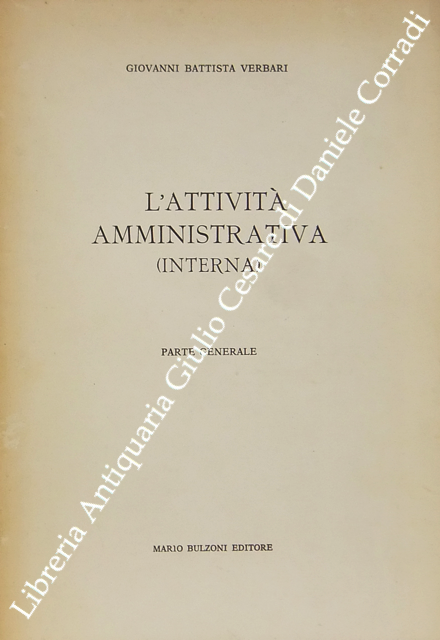L'attività amministrativa