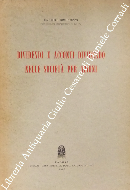Dividendi e acconti dividendo nelle società per azioni
