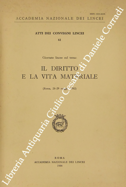 Il diritto e la vita materiale