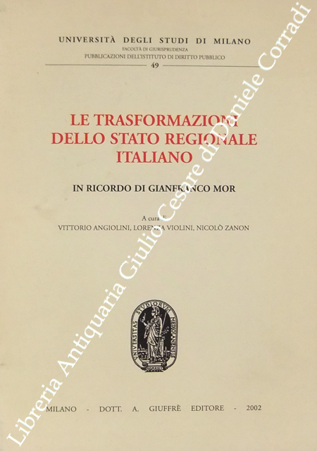 Le trasformazioni dello stato regionale italiano