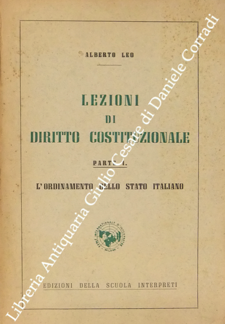 Lezioni di diritto costituzionale