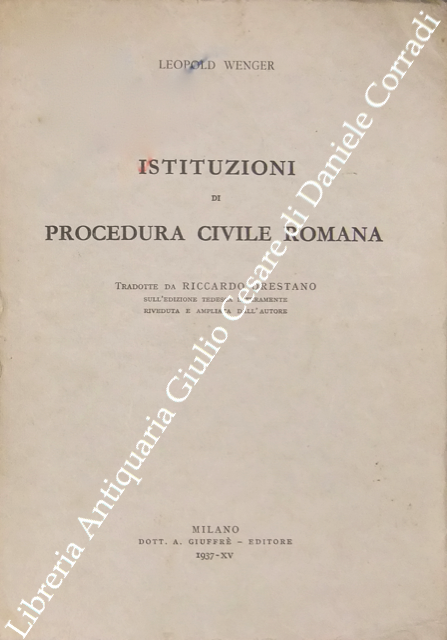 Istituzioni di procedura civile romana