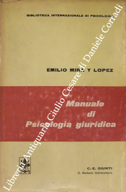Manuale di psicologia giuridica