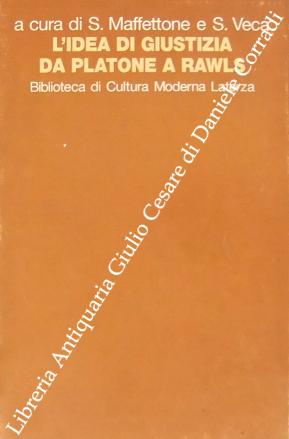L'idea di giustizia da Platone a Rawls