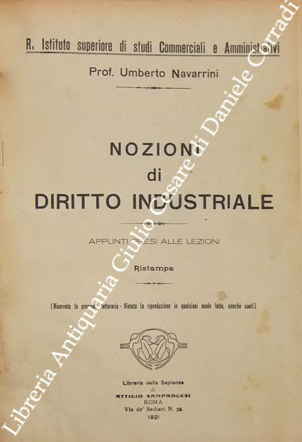 Nozioni di diritto industriale