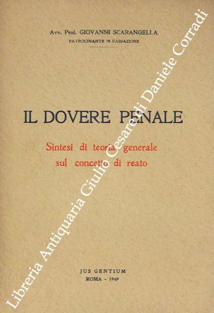Il dovere penale