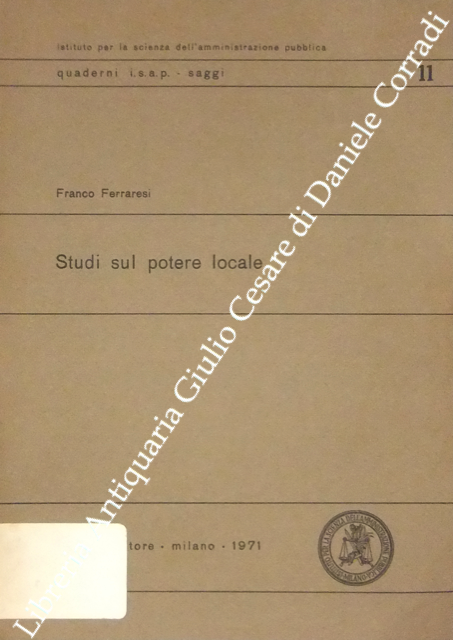 Studi sul potere locale