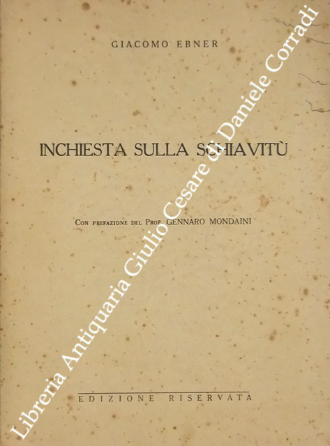 Inchiesta sulla schiavitù