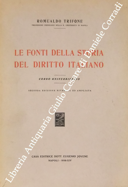 Lezioni di storia del diritto italiano
