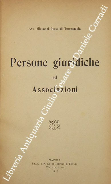 Persone giuridiche ed associazioni