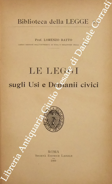 Le leggi sugli usi e demanii civici