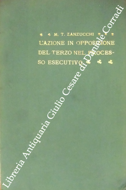 L'azione in opposizione del terzo nel processo esecutivo ordinario