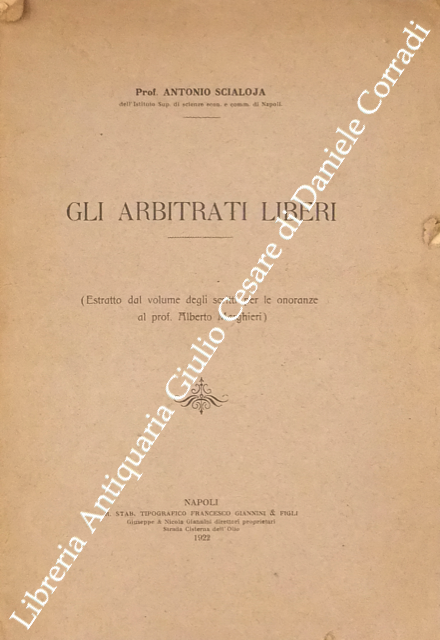 Gli arbitrati liberi