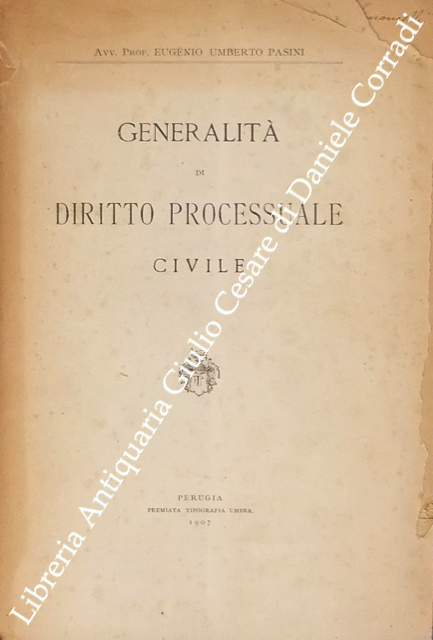 Generalità di diritto processuale civile