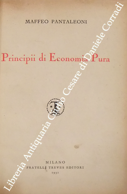 Principii di economia pura