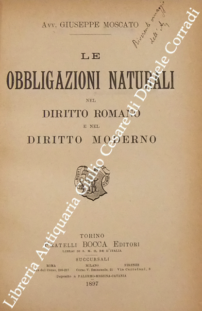 Le obbligazioni naturali