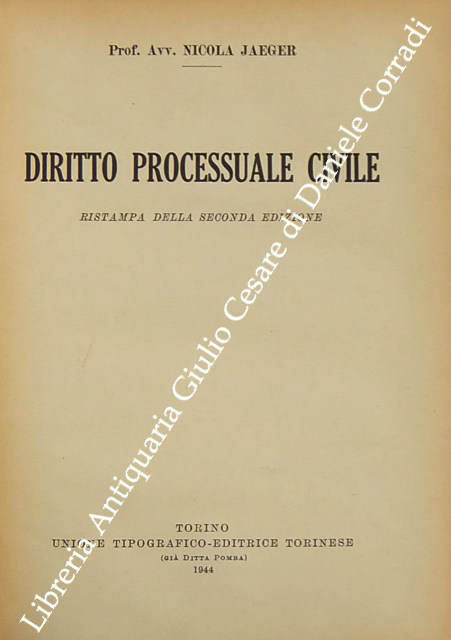 Diritto processuale civile