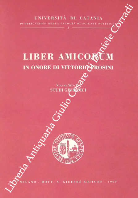 Liber amicorum in onore di Vittorio Frosini