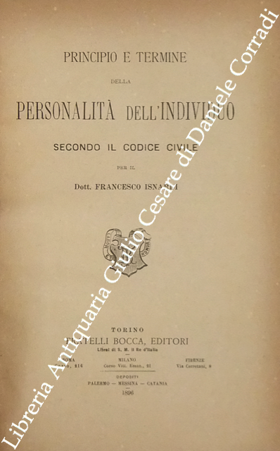 Principio e termine della personalità dell'individuo