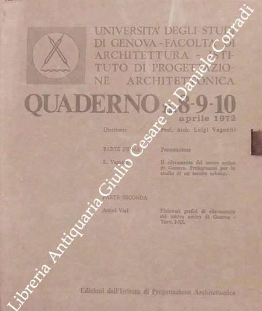 Quaderno n. 8-9-10, aprile 1972