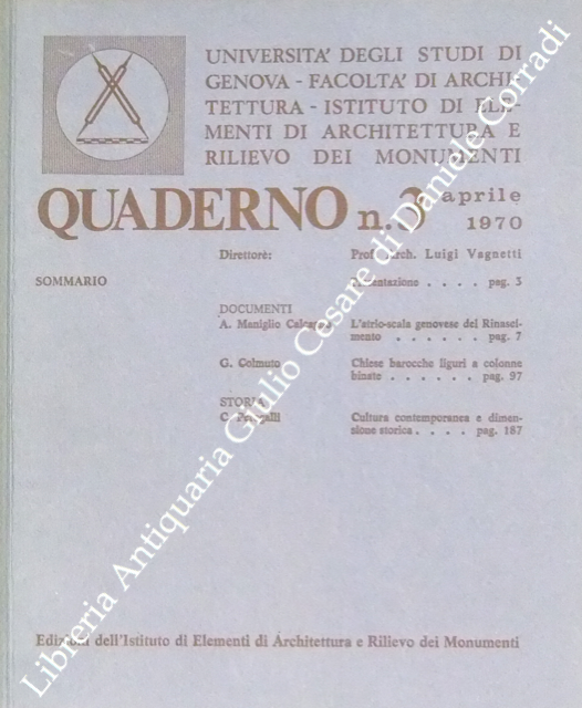 Quaderno n. 3, aprile 1970