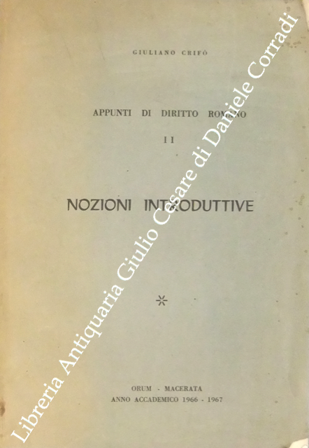 Appunti di Diritto Romano