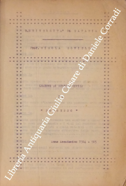 Lezioni di diritto civile. Il possesso